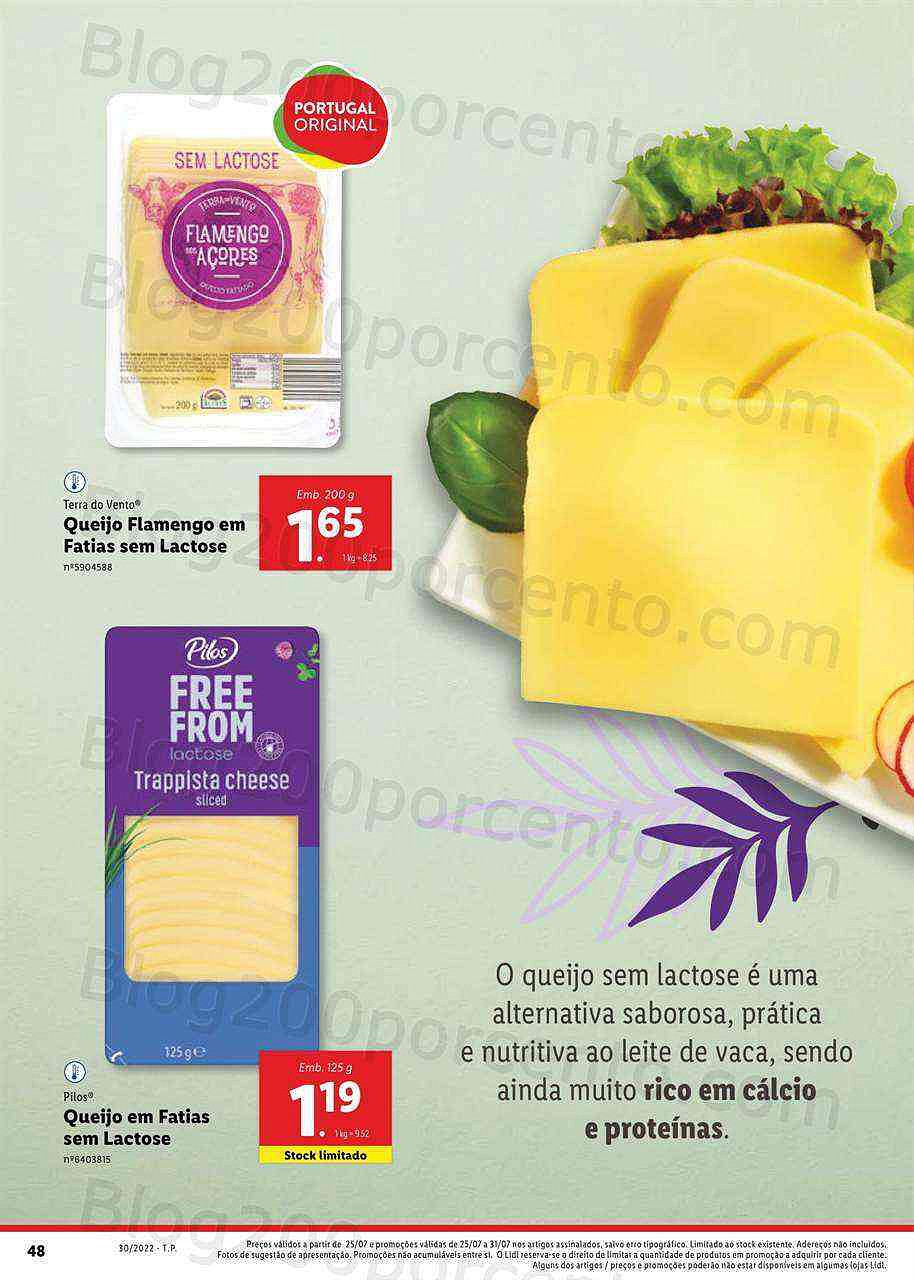 Antevisão Folheto LIDL Alimentação Alternativa Promoções de 25 a 31 julho