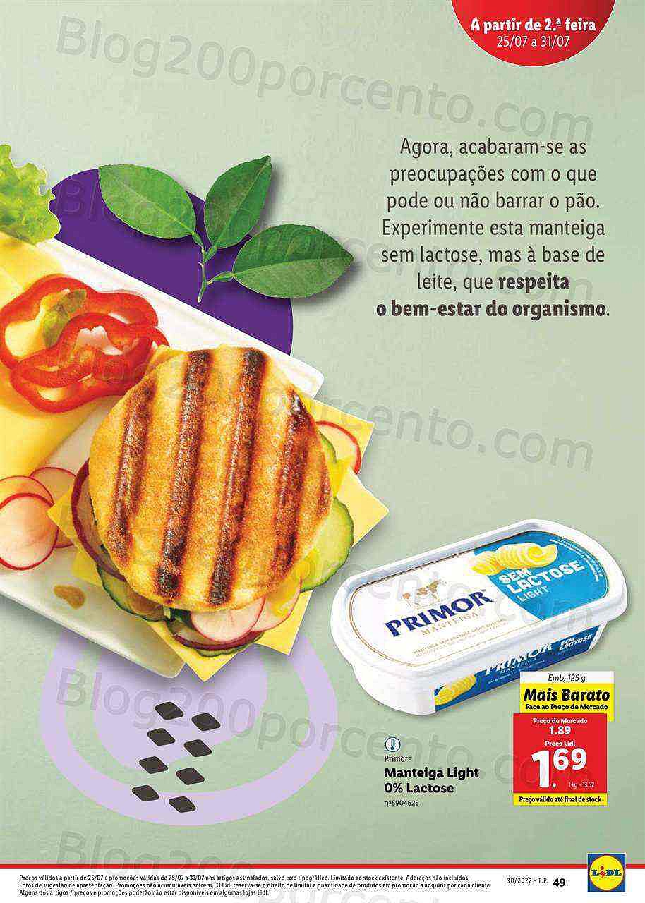 Antevisão Folheto LIDL Alimentação Alternativa Promoções de 25 a 31 julho