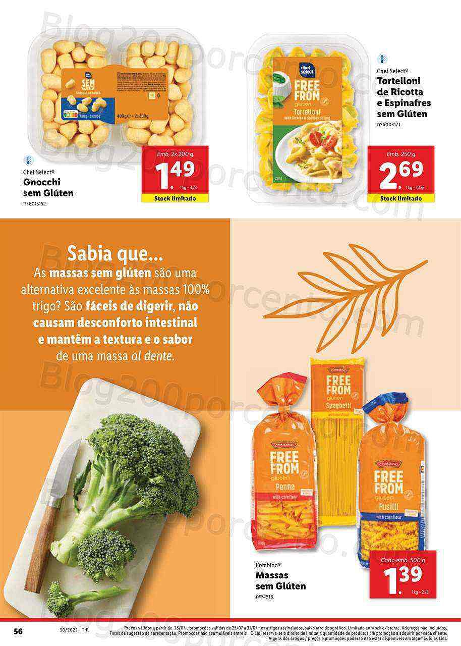 Antevisão Folheto LIDL Alimentação Alternativa Promoções de 25 a 31 julho