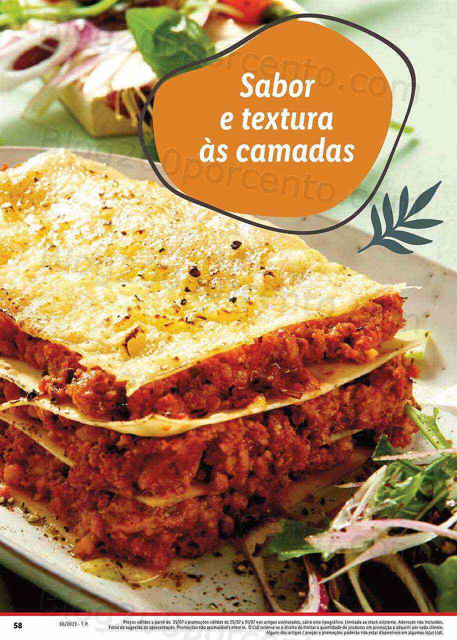 Antevisão Folheto LIDL Alimentação Alternativa Promoções de 25 a 31 julho
