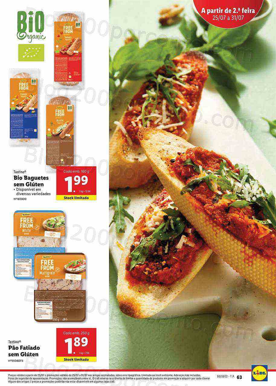 Antevisão Folheto LIDL Alimentação Alternativa Promoções de 25 a 31 julho