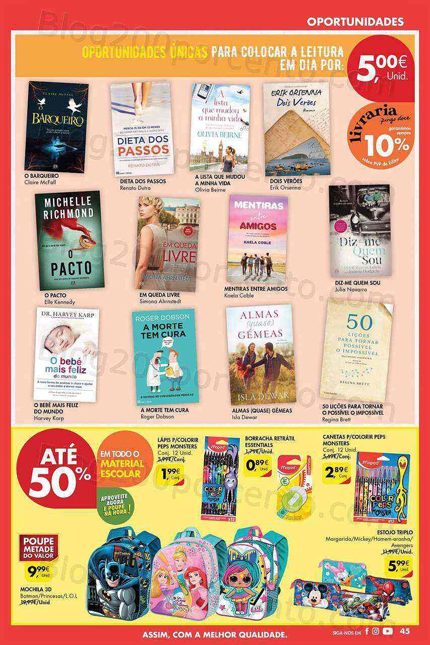 Antevisão Folheto PINGO DOCE Lojas Grandes Promoções de 2 agosto a 8 agosto