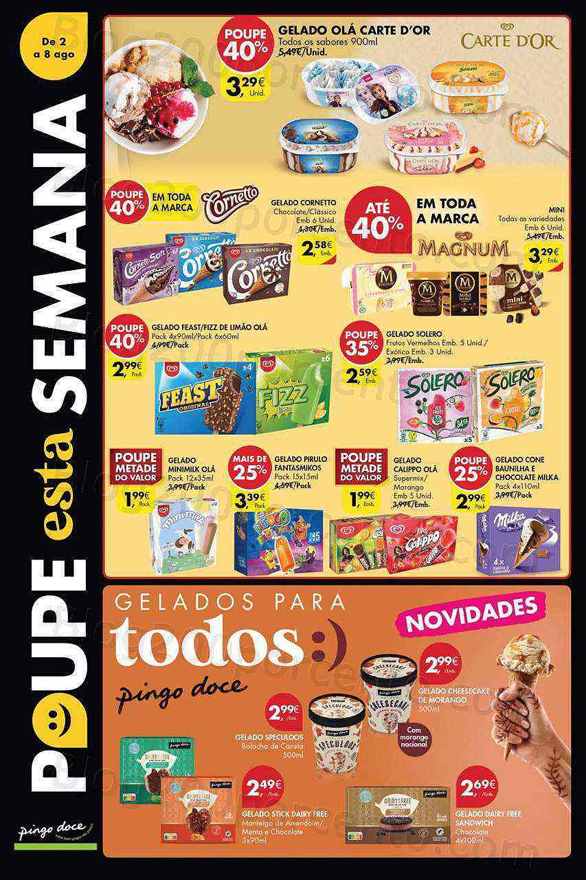 Antevisão Folheto PINGO DOCE Lojas Grandes Promoções de 2 agosto a 8 agosto