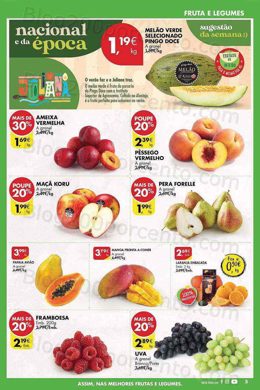 Antevisão Folheto PINGO DOCE Lojas Grandes Promoções de 2 agosto a 8 agosto