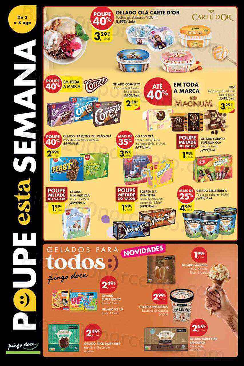 Antevisão Folheto PINGO DOCE Madeira Promoções de 2 agosto a 8 agosto