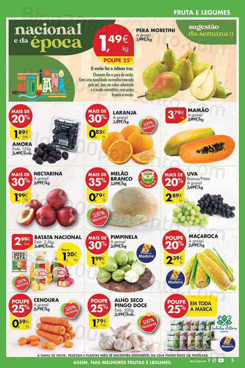 Antevisão Folheto PINGO DOCE Madeira Promoções de 26 julho a 1 agosto