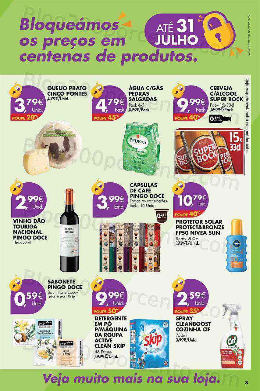 Antevisão Folheto PINGO DOCE Lojas Norte Promoções de 26 julho a 1 agosto
