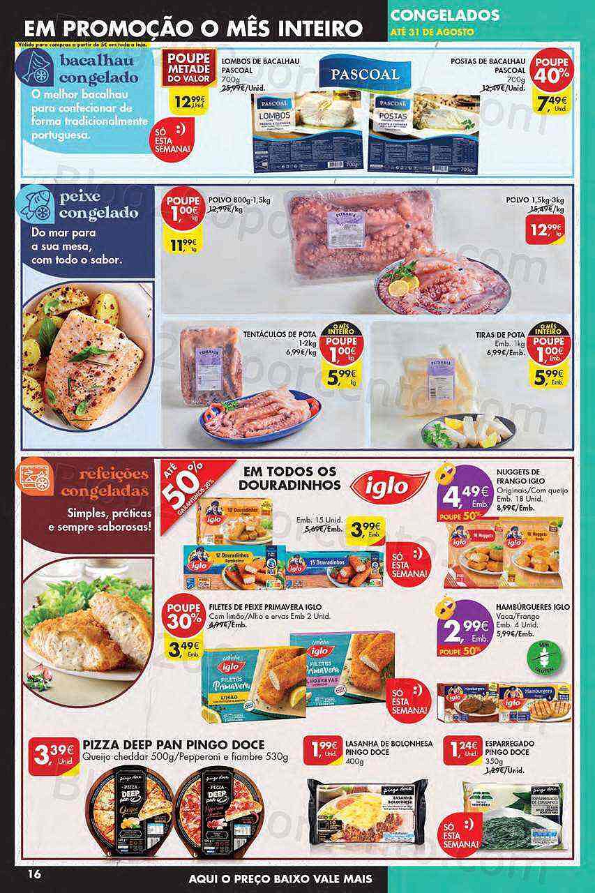 Antevisão Folheto PINGO DOCE Lojas Pequenas Promoções de 2 agosto a 8 agosto