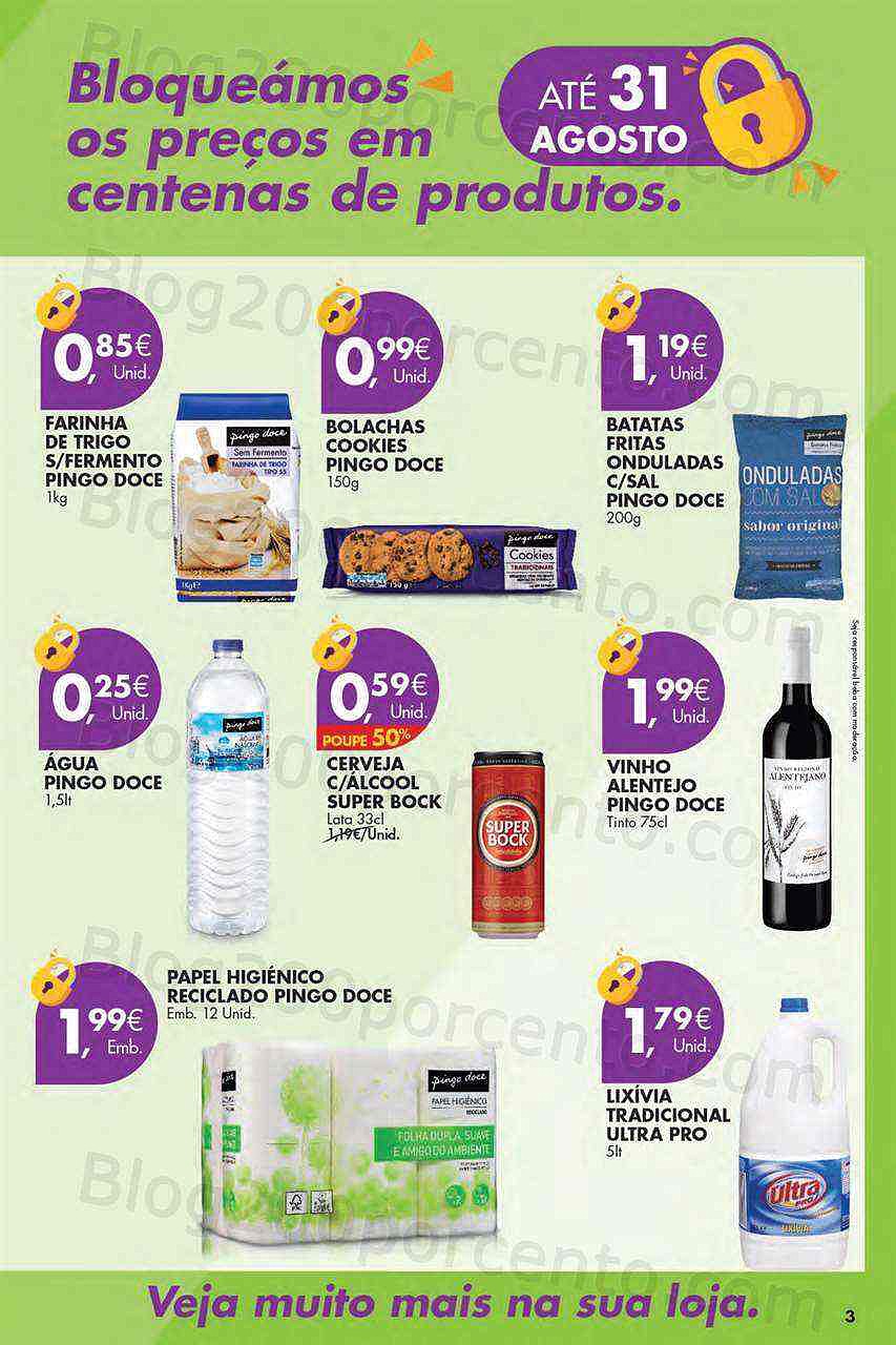 Antevisão Folheto PINGO DOCE Lojas Pequenas Promoções de 2 agosto a 8 agosto