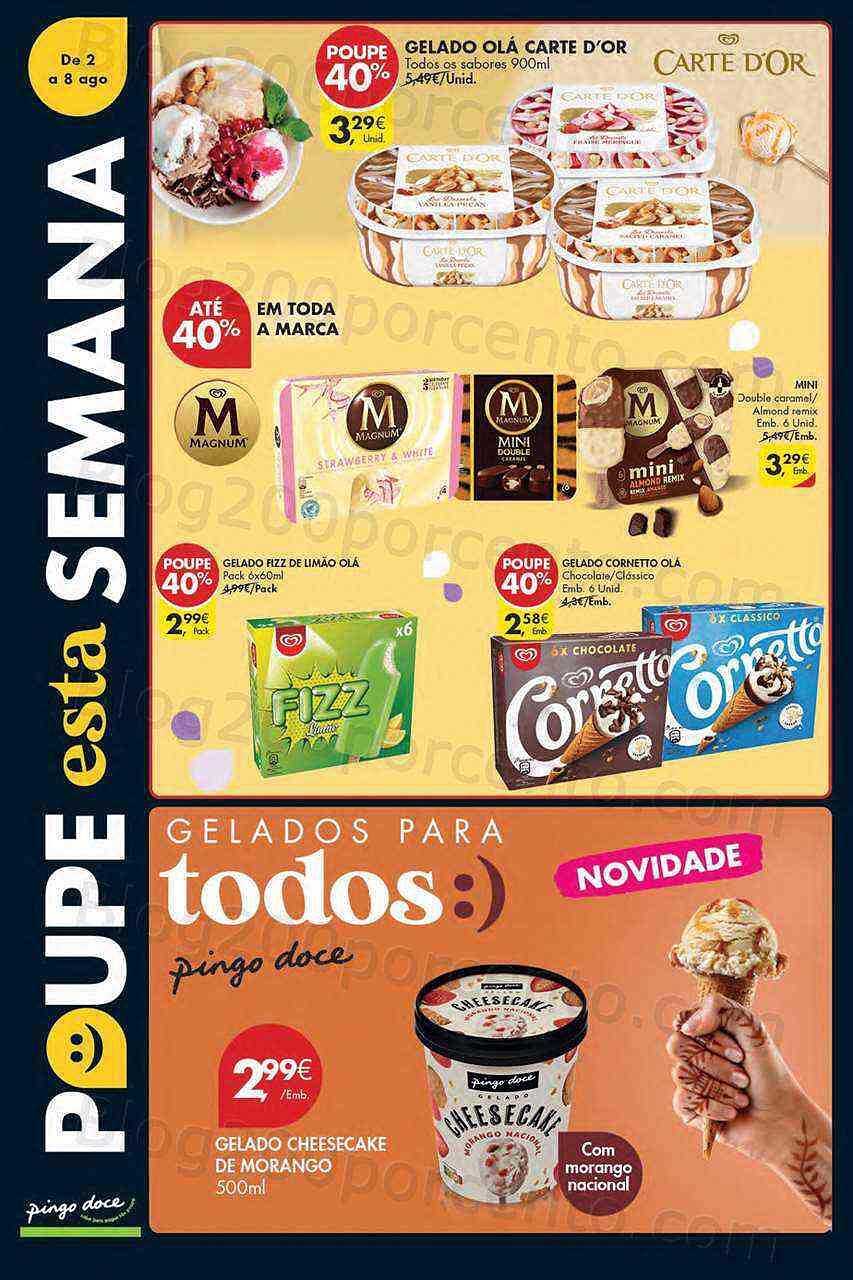 Antevisão Folheto PINGO DOCE Lojas Pequenas Promoções de 2 agosto a 8 agosto