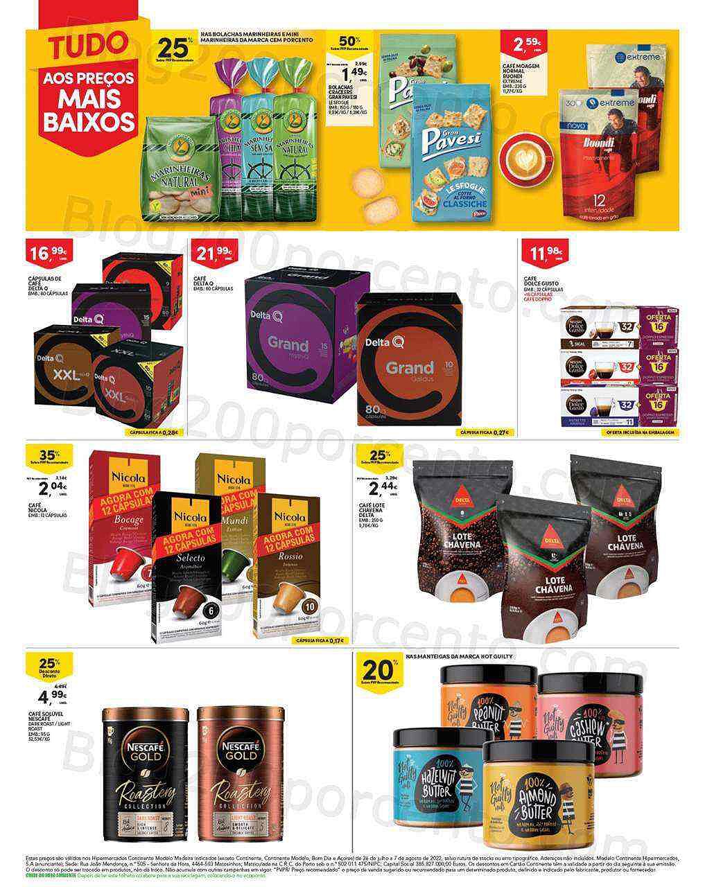 Antevisão Folheto CONTINENTE Madeira Promoções de 26 julho a 1 agosto