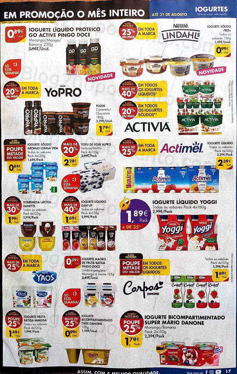 Antevisão Folheto PINGO DOCE Promoções de 2 a 8 agosto