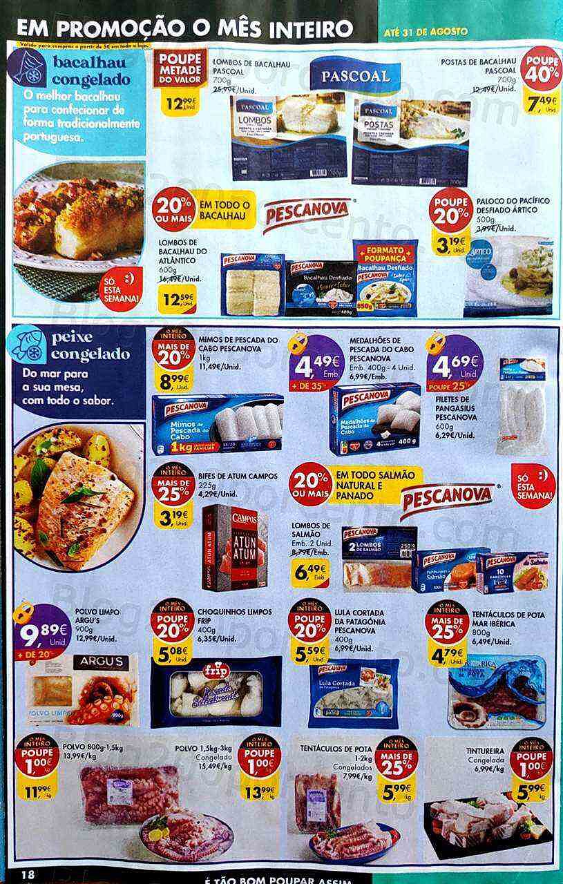Antevisão Folheto PINGO DOCE Promoções de 2 a 8 agosto