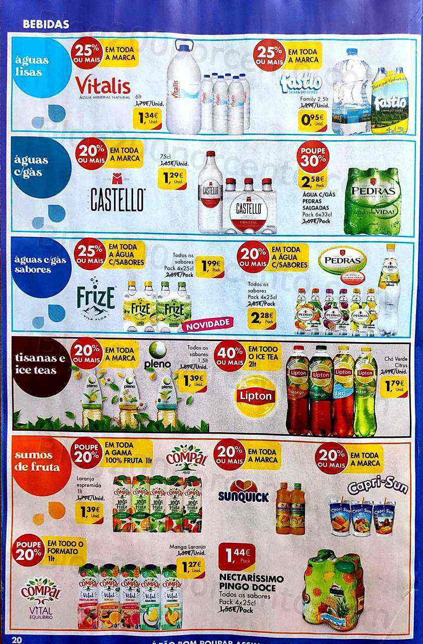 Antevisão Folheto PINGO DOCE Promoções de 2 a 8 agosto