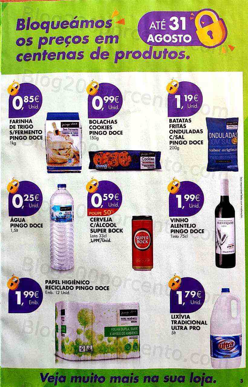 Antevisão Folheto PINGO DOCE Promoções de 2 a 8 agosto