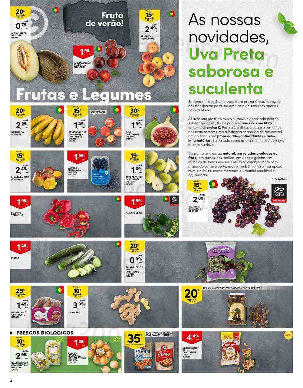 Antevisão Folheto CONTINENTE Bom Dia Promoções de 2 agosto a 8 agosto