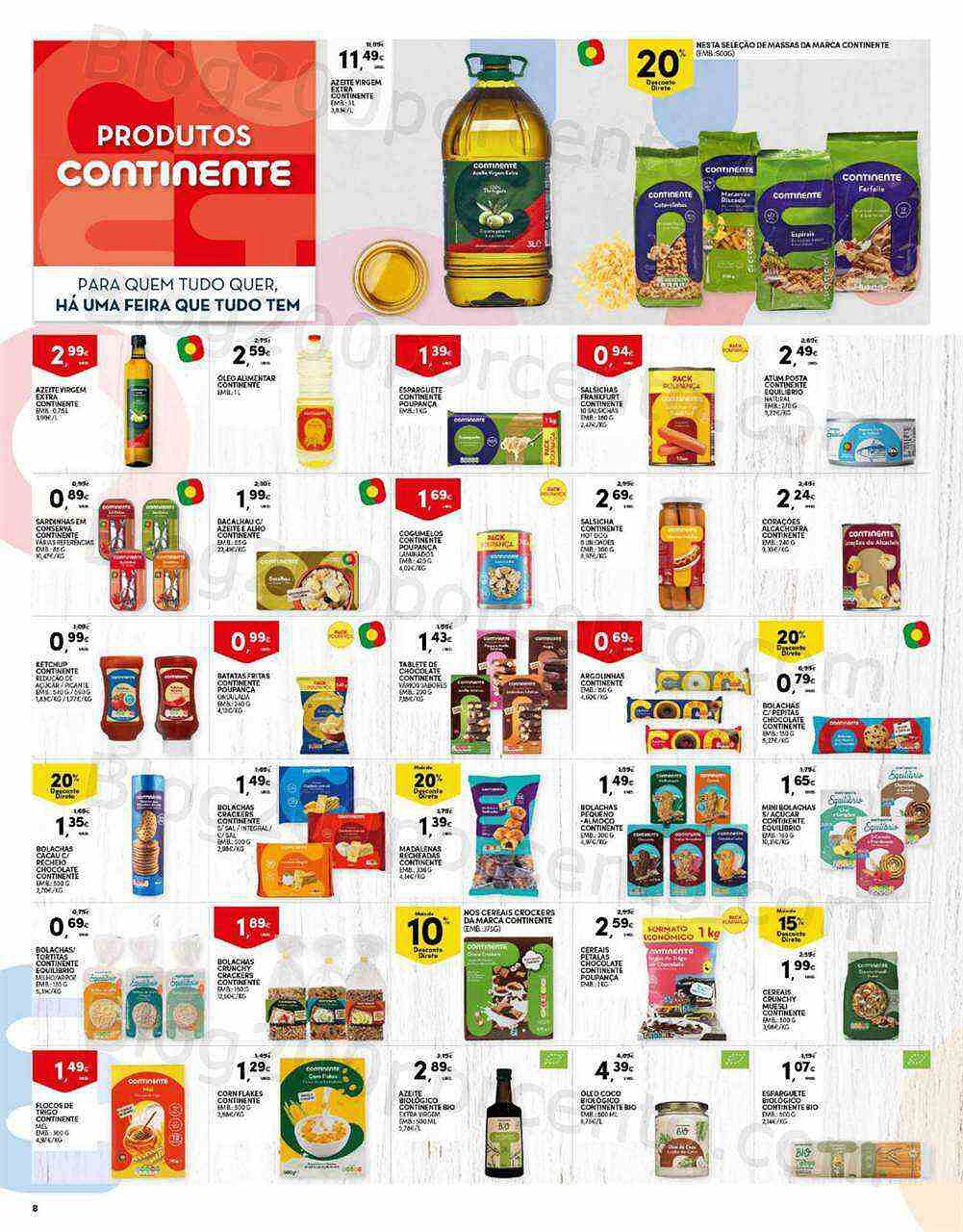 Antevisão Folheto CONTINENTE Bom Dia Promoções de 2 agosto a 8 agosto