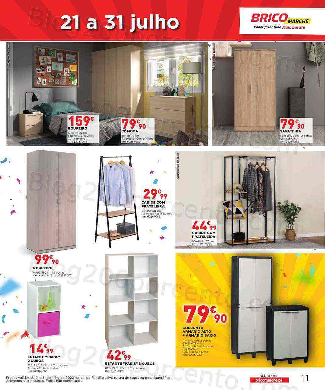 Antevisão Folheto BRICOMARCHÉ Aberturas Promoções de 21 a 31 julho