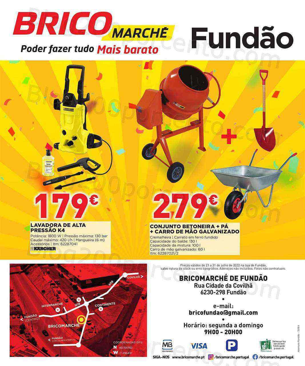 Antevisão Folheto BRICOMARCHÉ Aberturas Promoções de 21 a 31 julho