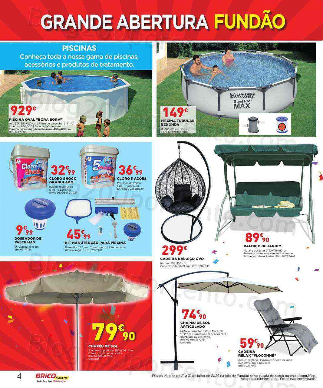 Antevisão Folheto BRICOMARCHÉ Aberturas Promoções de 21 a 31 julho