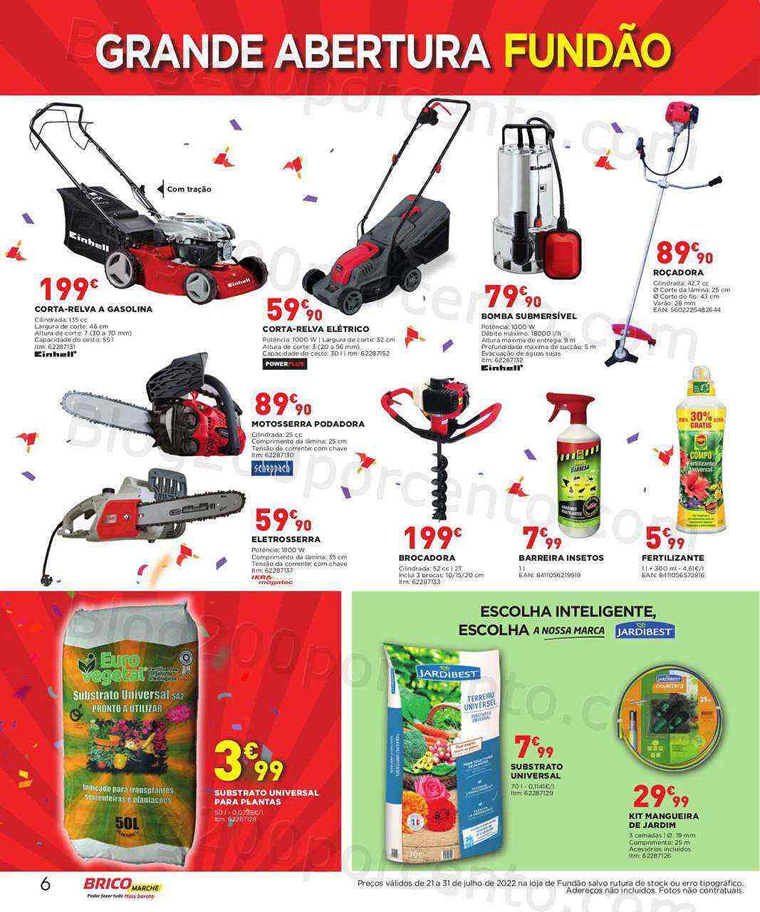 Antevisão Folheto BRICOMARCHÉ Aberturas Promoções de 21 a 31 julho