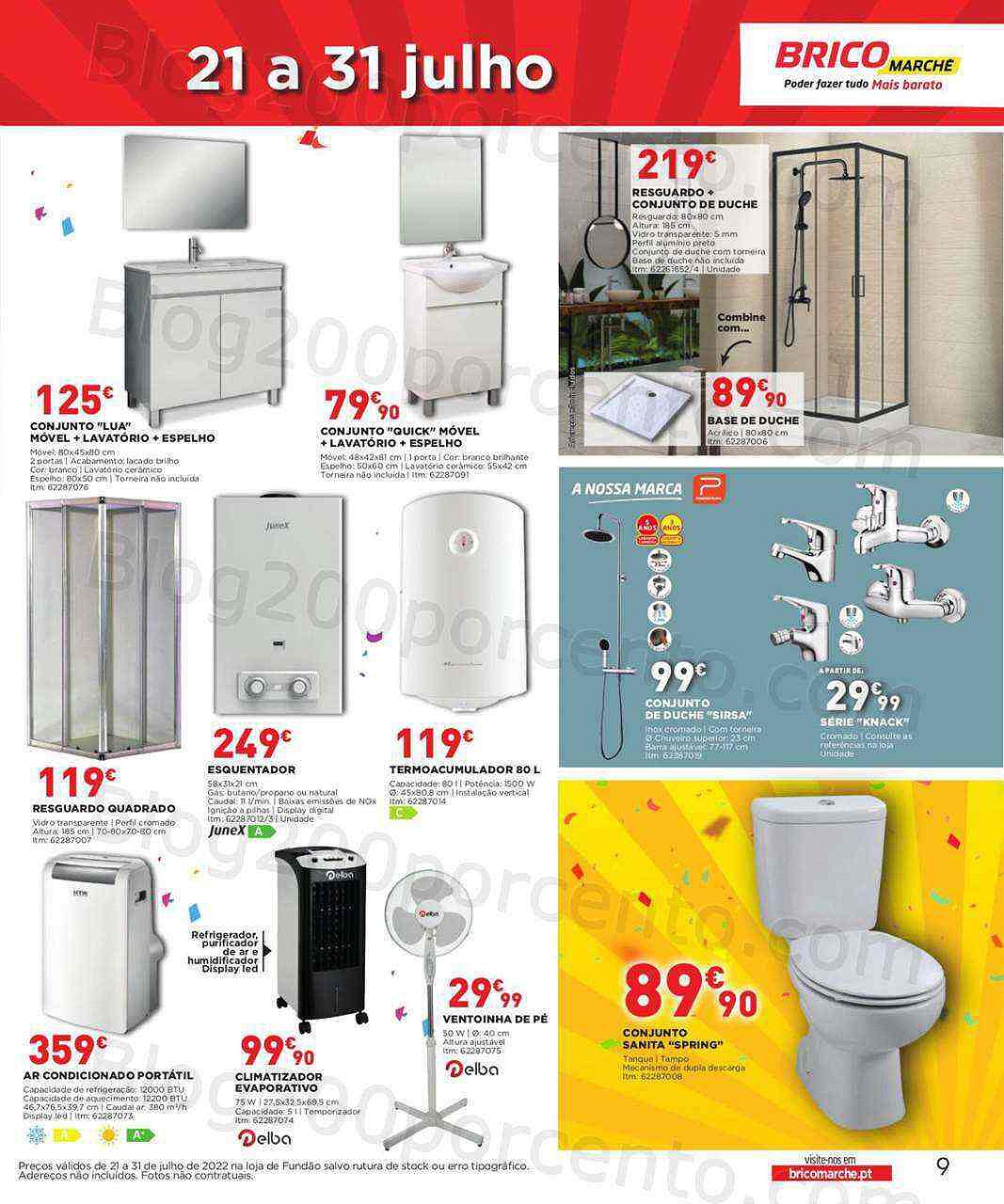 Antevisão Folheto BRICOMARCHÉ Aberturas Promoções de 21 a 31 julho