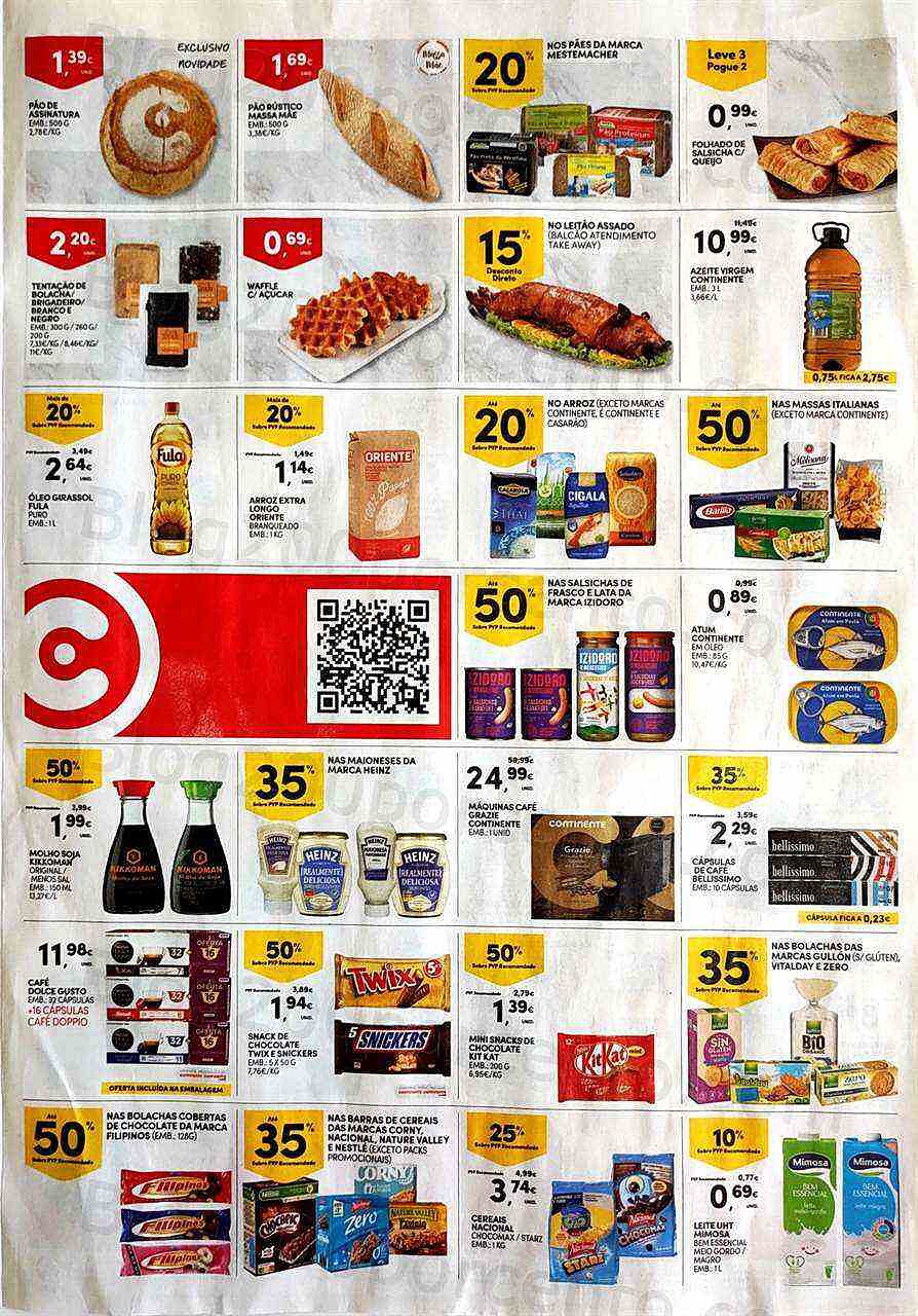 Antevisão Folheto CONTINENTE Promoções Fim de Semana - 29 julho a 1 agosto