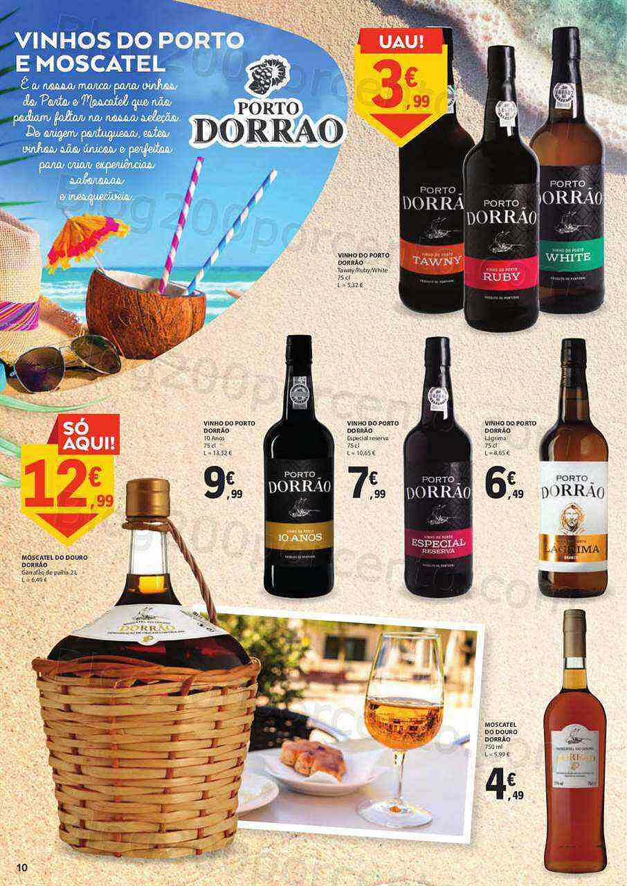 Antevisão Folheto E-LECLERC Bebidas de Verão Promoções de 1 agosto a 31 agosto