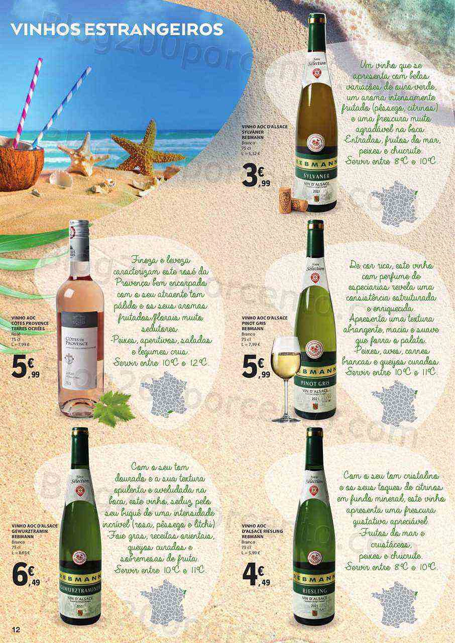 Antevisão Folheto E-LECLERC Bebidas de Verão Promoções de 1 agosto a 31 agosto