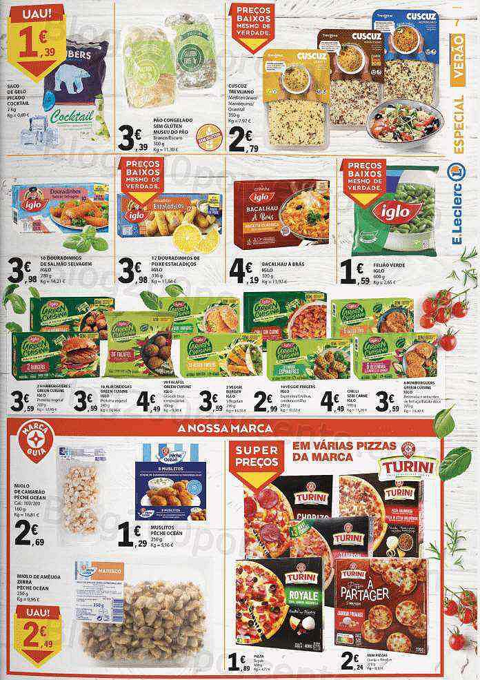 Antevisão Folheto E-LECLERC Especial Verão Promoções de 26 julho a 7 agosto