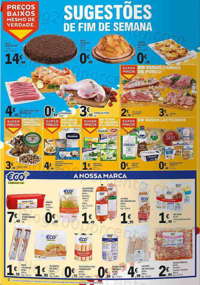Antevisão Folheto E-LECLERC Promoções Fim de Semana 29 a 31 julho