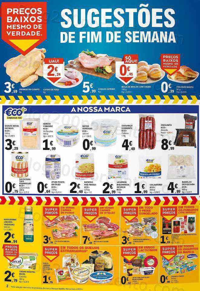 Antevisão Folheto E-LECLERC Promoções Fim de Semana - 5 a 7 agosto
