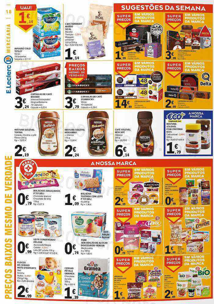 Antevisão Folheto E-LECLERC Promoções de 4 agosto a 10 agosto