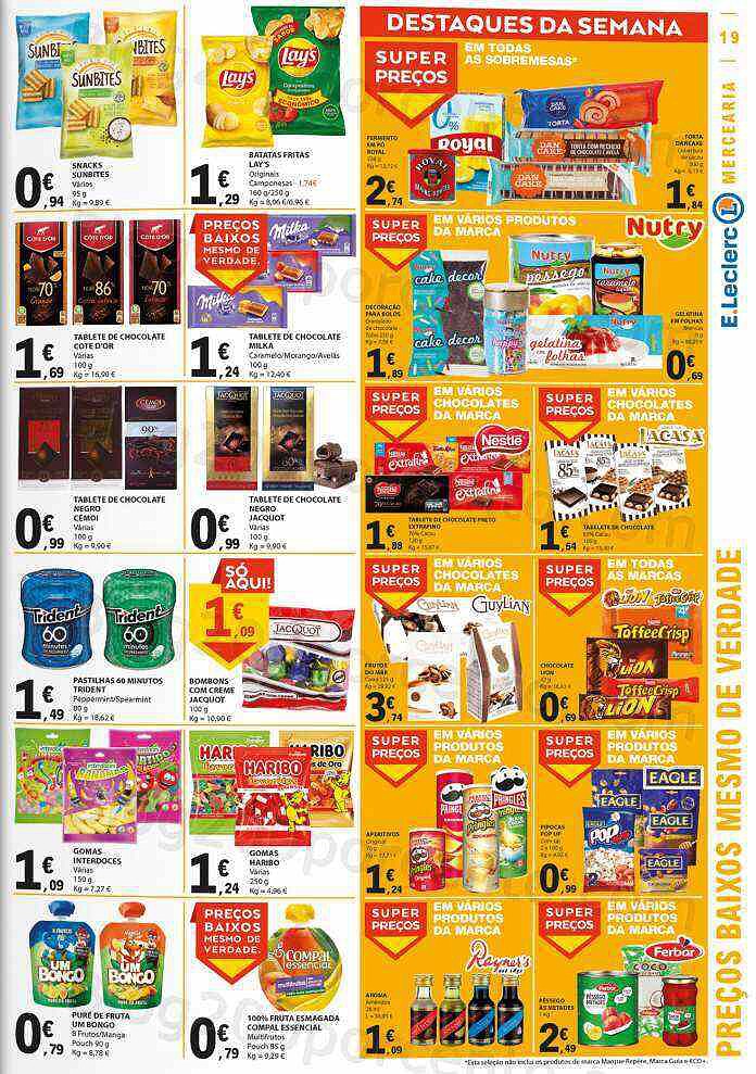 Antevisão Folheto E-LECLERC Promoções de 4 agosto a 10 agosto