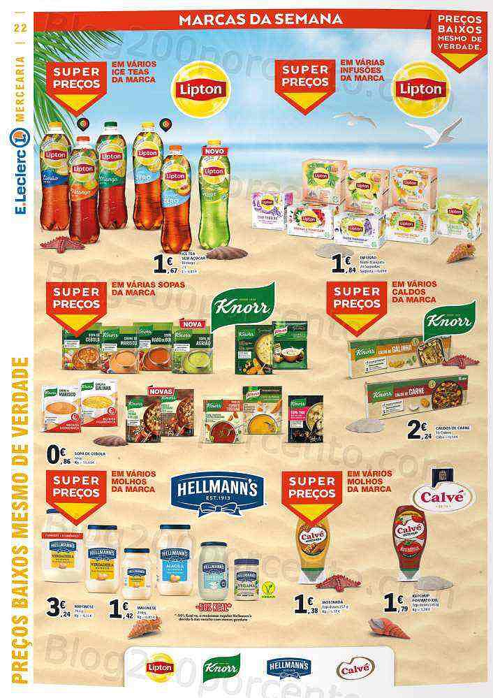 Antevisão Folheto E-LECLERC Promoções de 4 agosto a 10 agosto