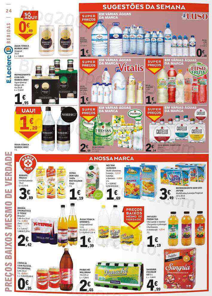 Antevisão Folheto E-LECLERC Promoções de 4 agosto a 10 agosto