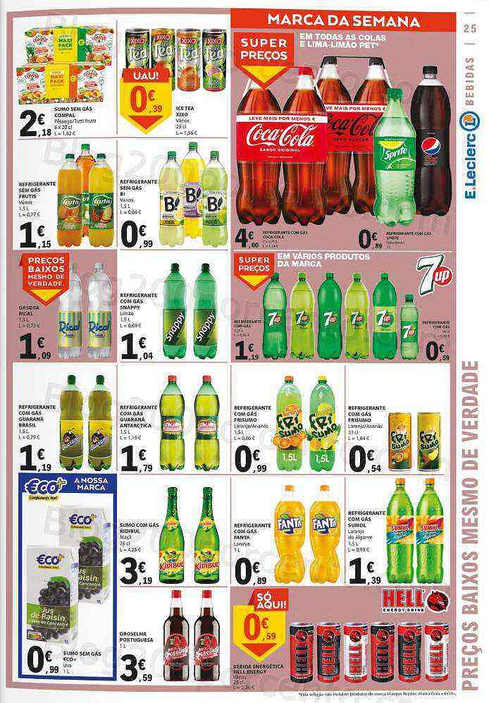 Antevisão Folheto E-LECLERC Promoções de 4 agosto a 10 agosto