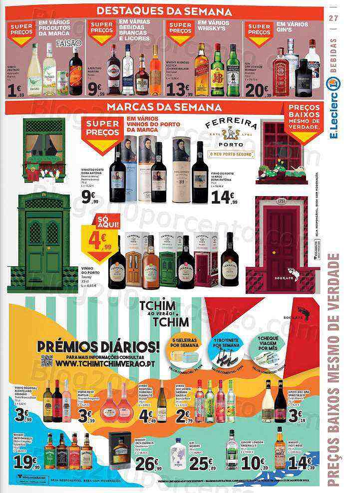 Antevisão Folheto E-LECLERC Promoções de 4 agosto a 10 agosto