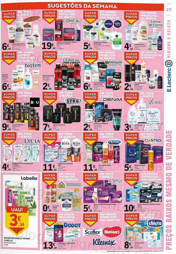 Antevisão Folheto E-LECLERC Promoções de 4 agosto a 10 agosto