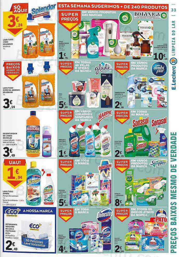 Antevisão Folheto E-LECLERC Promoções de 4 agosto a 10 agosto