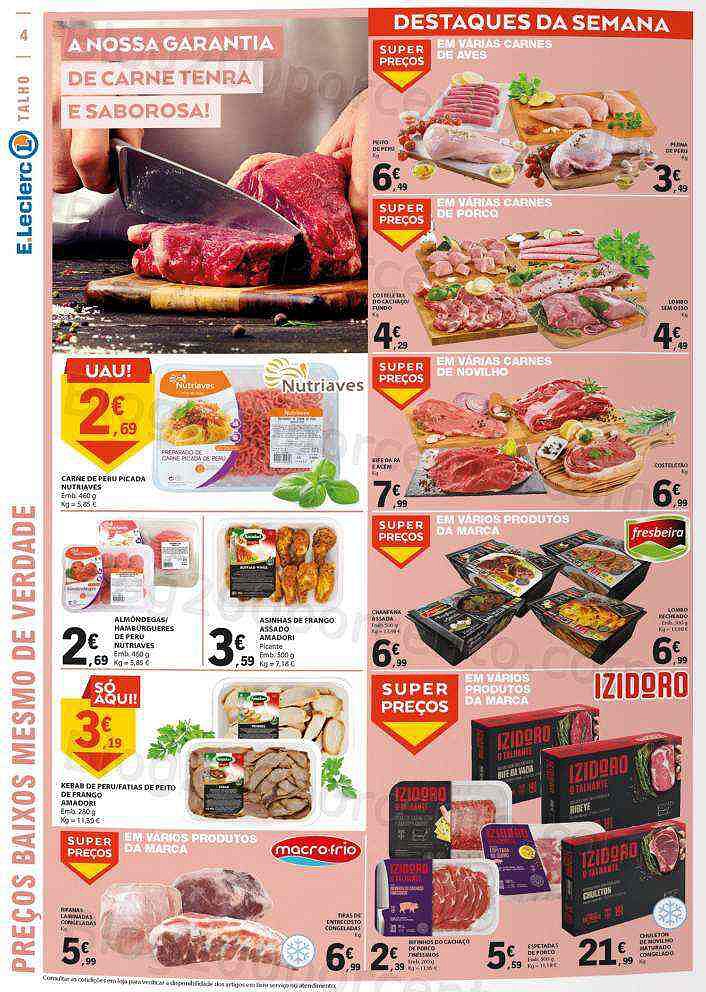 Antevisão Folheto E-LECLERC Promoções de 4 agosto a 10 agosto