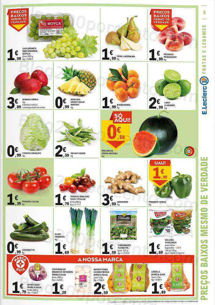 Antevisão Folheto E-LECLERC Promoções de 4 agosto a 10 agosto