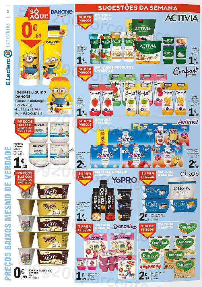 Antevisão Folheto E-LECLERC Promoções de 4 agosto a 10 agosto