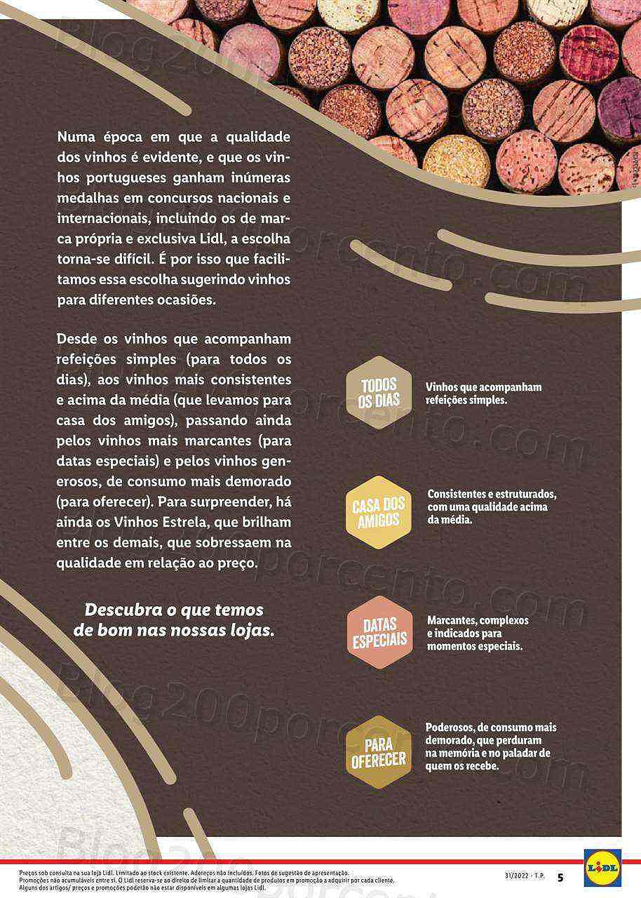 Antevisão Folheto LIDL Especial Vinhos Nacionais