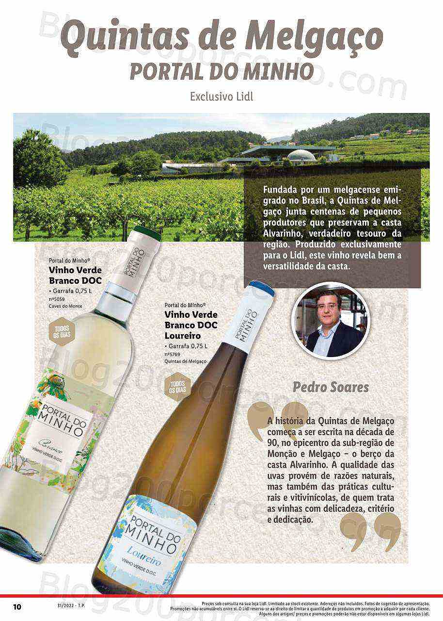 Antevisão Folheto LIDL Especial Vinhos Nacionais