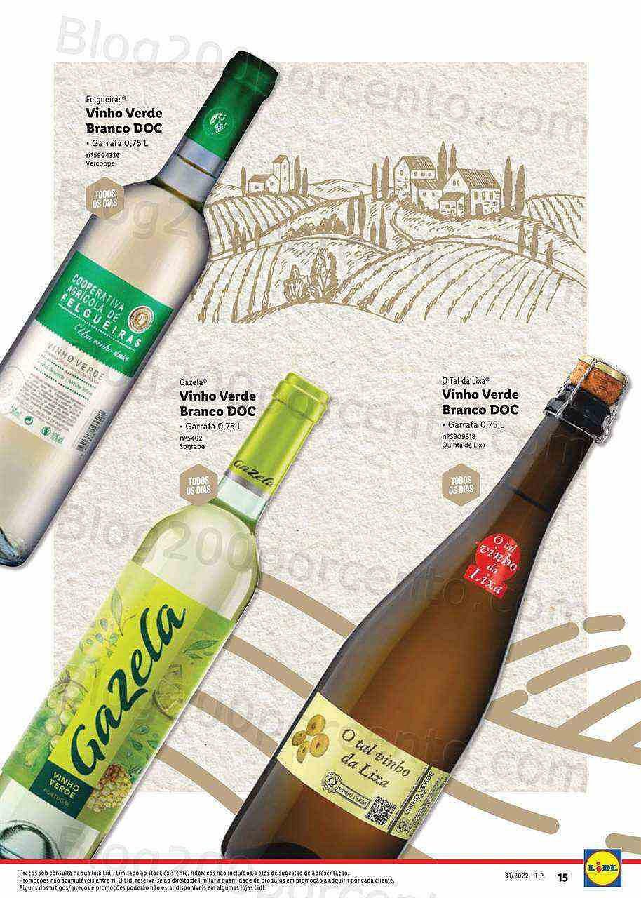 Antevisão Folheto LIDL Especial Vinhos Nacionais