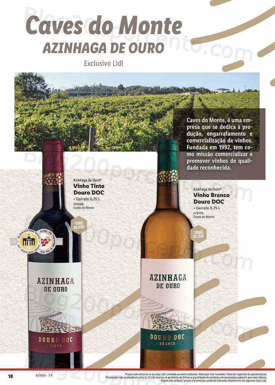 Antevisão Folheto LIDL Especial Vinhos Nacionais