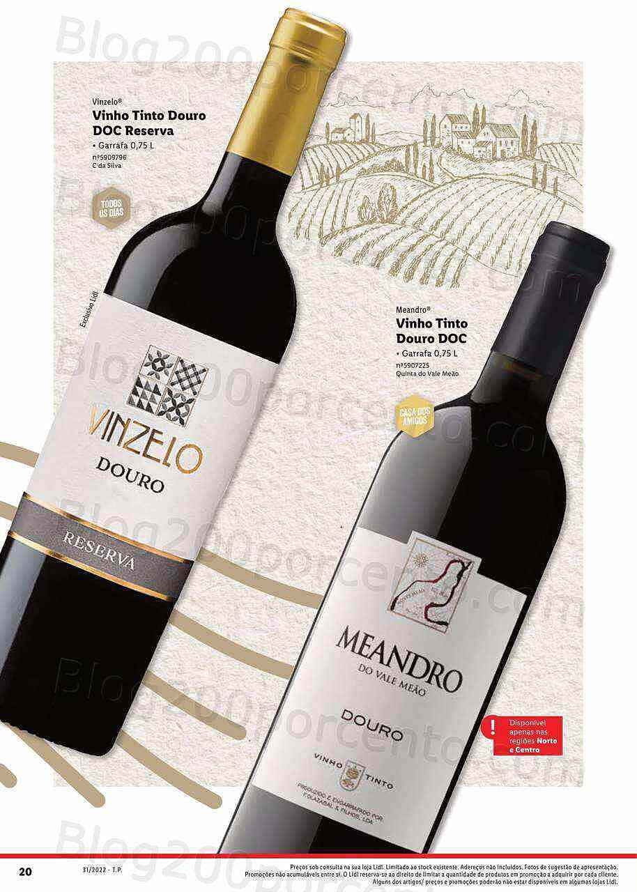 Antevisão Folheto LIDL Especial Vinhos Nacionais