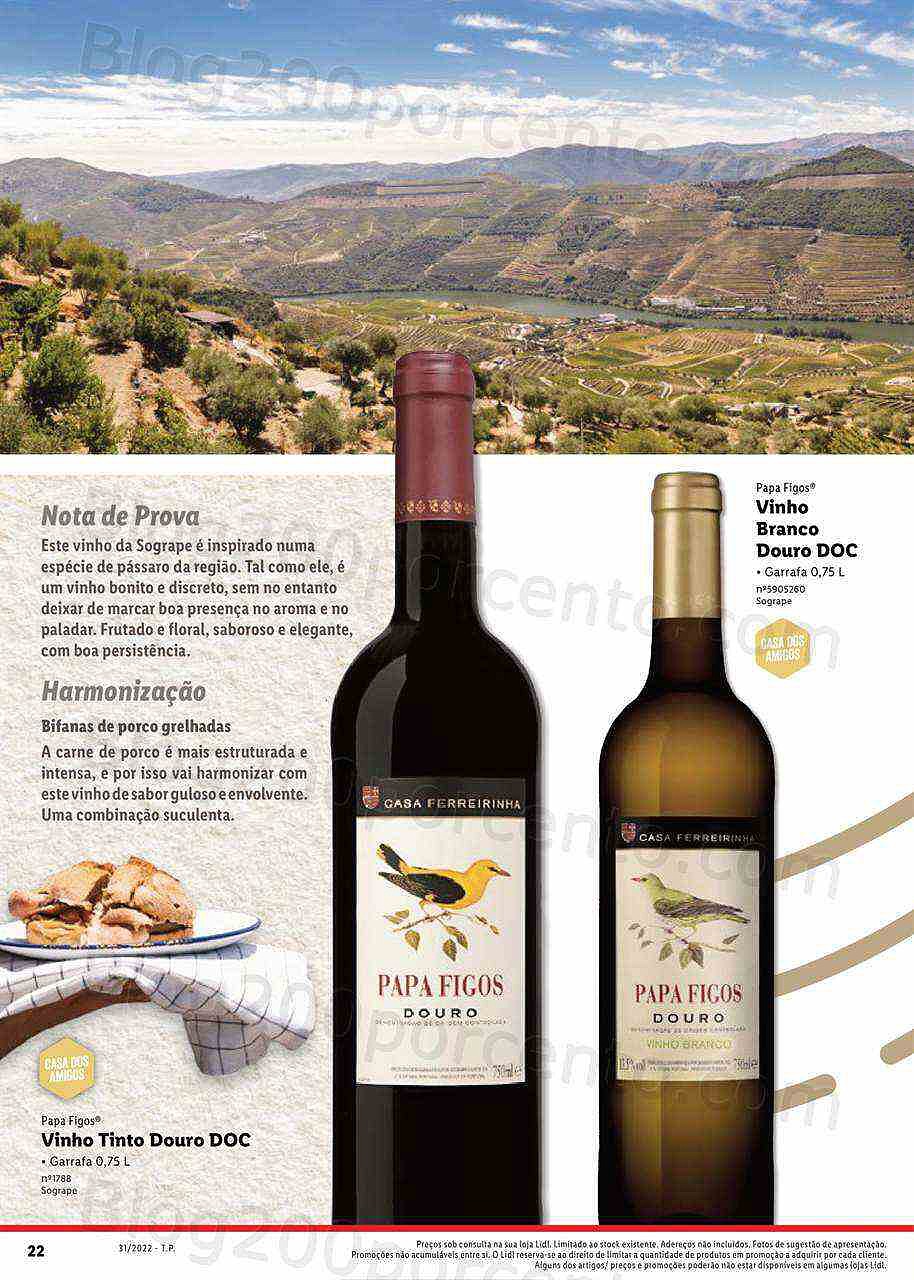 Antevisão Folheto LIDL Especial Vinhos Nacionais