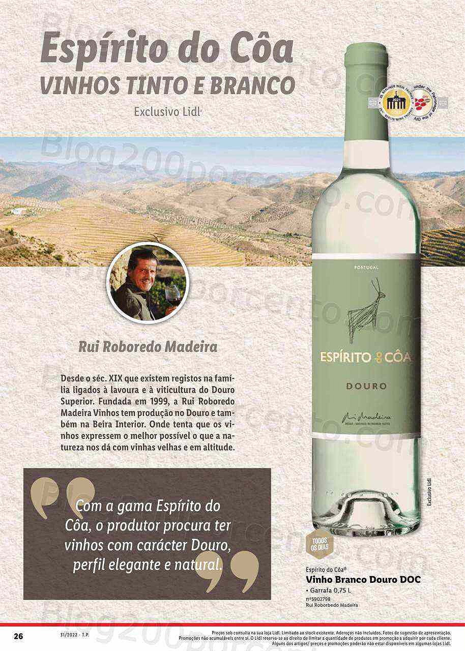 Antevisão Folheto LIDL Especial Vinhos Nacionais
